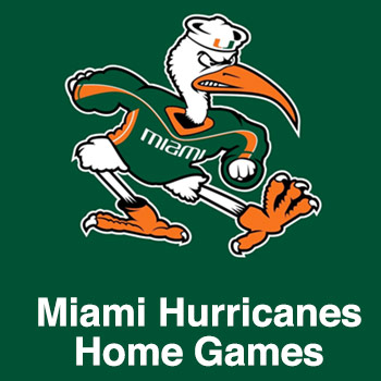 Fly banners over Miami Hurricanes